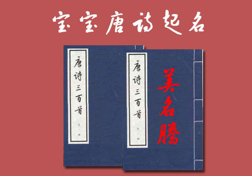 寶寶唐詩(shī)起名大全